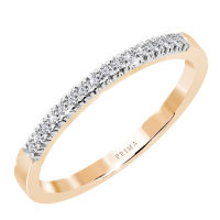 Prima Diamond แหวนเพชร  D-LINE  608R0003-02 R0SE GOLD