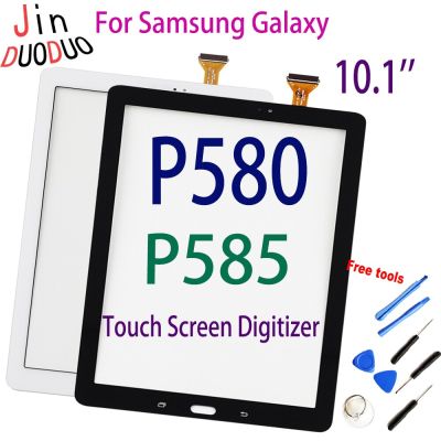 ระบบสัมผัส10.1 เหมาะสำหรับ Samsung Galaxy Tab A 10.1 P580 P585เซ็นเซอร์ติดกระจก Digitizer หน้าจอสัมผัสเหมาะสำหรับอะไหล่ Samsung P585 P580ระบบสัมผัส