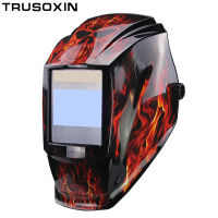 2021Rechangeable Battery 4 Arc Sensor Big View Solar Auto DarkeningShading GrindingPolish Welding HelmetWelder GogglesMaskCap