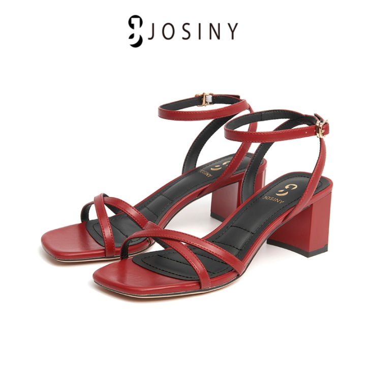 josiny-รองเท้าส้นสูง-เปิดนิ้วเท้า-อเนกประสงค์-ลําลอง-สําหรับผู้หญิง