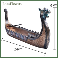 JointFlowers เครื่องเผาธูปย้อนยุคแบบดั้งเดิมที่ใส่ธูปรูปเรือมังกร