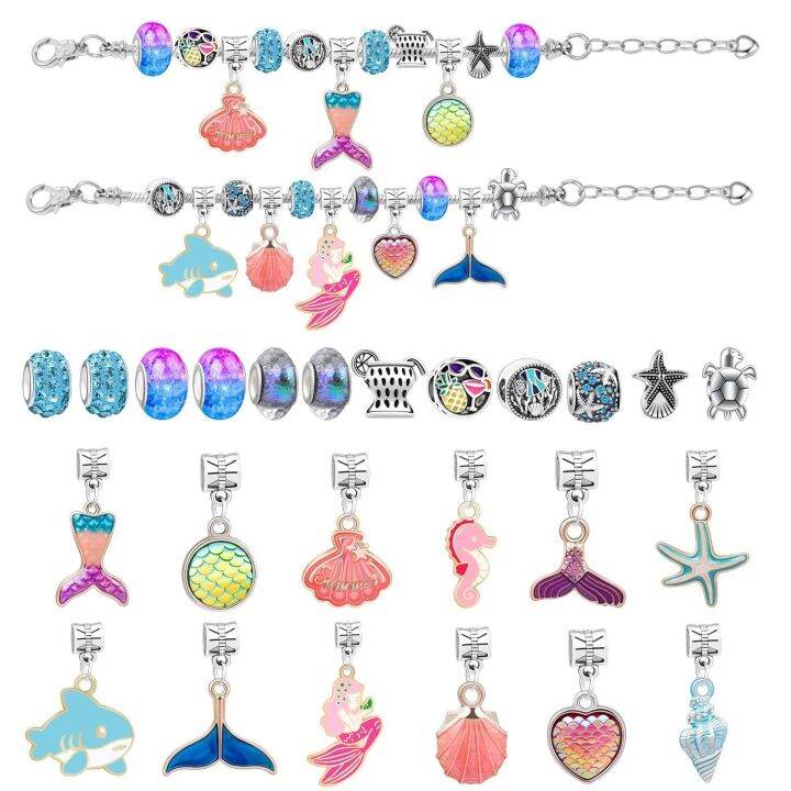 trending-products-new-year-countdown-children-39-s-gift-box-set-underwater-world-animal-cartoon-pendant-bracelet-blind-box