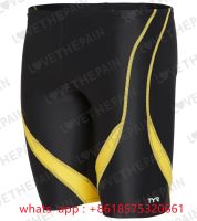 Tyr Mens Alliance Splice Jammer Swimsuit Swimwear Training Swim Shorts Trunks Beach Tight Swimming Pants Jammer Sports Surf Swimwear