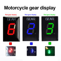 Motorcycle EFI Digital Gear Indicator Counter 1-6 Speed Waterproof LED Display ECU Plug Mount For Suzuki DL1000 DL650 SV