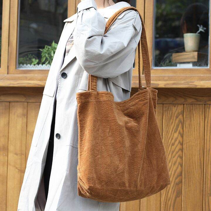 hylhexyr-hot-selling-woman-shopping-hand-bags-solid-color-fashion-casual-simple-retro-corduroy-tote-shoulder-bag