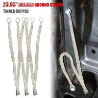 ▲❉◈ Pack-3 24 x 1/2 Tinned Copper Braided Ground Straps (1/2 Ring) Automotive Firewall Hood Wire End Ring terminal connectors