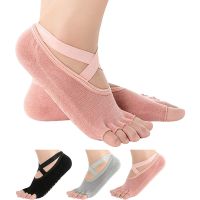 【YD】 Socks Silicone Non-slip Pilates Barre Breathable Cotton Slippers