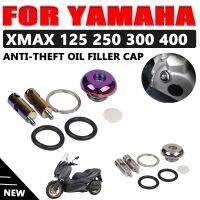 Motorcycle Stainless Steel Oil Gauge The Anti-Theft Oil Filler Cap Decoration Screws For YAMAHA X-Max 300 XMAX300