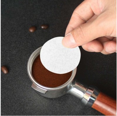 Round Wood Coffee Machine For Coffee Paper Handle Filter Paper Coffee Filter Paper Coffee Paper