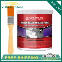 Rust Paint Rust Remover Paste Water Based Primer Anti-Rust Non-Porous Protective Barrier Rust Proofing Corrosion Protection for Truck Snow Blower Mower Car everyday