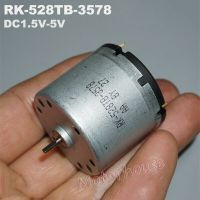 Rk-528tb-3578 Motor Listrik ขนาดเล็กทรงกลมขนาดเล็ก Dc 1.5V-5V 3V 4100Rpm ของเล่นปั๊มลม Diy