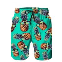 Funny Pineapple Mens Swimwear Beach Shorts Surf Board Shorts Sportwear Pant Swimsuit Summer Briefs Swimming Trunk XXS-6XL