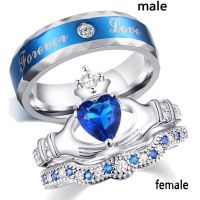 Couple Men Alloy Bridal Engagement Wedding Fashion Jewelry Accessories