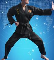 Kids&amp;ADULT Jeet Kune Do Training Uniforms JKD Martial Arts Sports Wing Chun Embroidery Suits Matial Arts Clothing Black