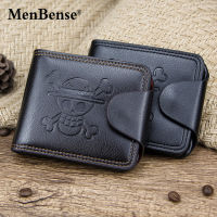 Dompet Koin อเนกประสงค์หนึ่งชิ้นการ์ตูนหนัง Pu พร้อมหัวเข็มขัดแม่เหล็ก Super อิเล็กตรอนแบบกระเป๋าผู้ชายแบบสั้น