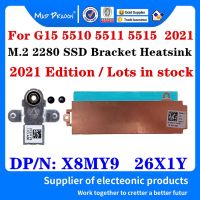 [Kuaile home furnishing]X8MY9 FJ75H 26X1Y สำหรับ Dell G15 5515 Ryzen Edition G15 5510 5511แล็ปท็อป M.2 NVME 2230 2280 SSD การ์ดฮีทซิงค์