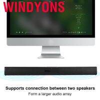 Windyons Bs-28B ลําโพงสเตอริโอบลูทูธไร้สาย (รีโมทคอนโทรลกับแบตเตอรี่)