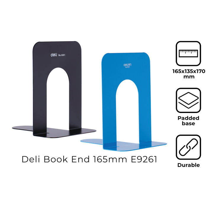 Deli Desktop Supplies Book End 165mm E9261 [75259261] Lazada PH