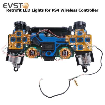 【สินค้าใหม่】แผงไฟเชื่อมที่ถือเกมชิ้นส่วนซ่อมบอร์ด LED ดัดแปลงที่ถือเกมสำหรับตัวควบคุม PS4