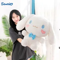 Sanrio ของขวัญวันเกิดของเล่นอนิเมะตุ๊กตาหมอนของเล่นผ้ากำมะหยี่สุนัข Cinnamoroll ตุ๊กตานุ่มนิ่ม Comfort สัตว์สไตล์ใหม่สำหรับเด็ก