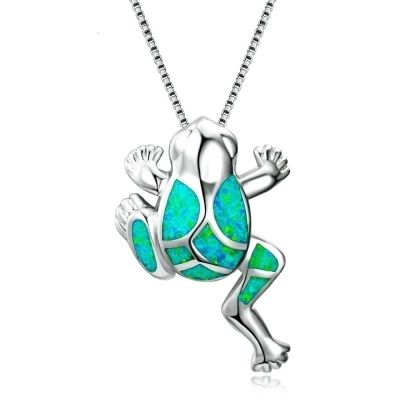 Fashion Animal Charm Women Necklace Frog Pendant Necklaces For Women Men Anniversary Christmas Gifts Decoration