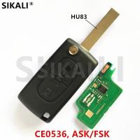 【✆New✆】 qiukekang81481 Ce0536 Kunci Remote Mobil Hu83สำหรับ207 208 307 308 408ขอ/Fsk สัญญาณสำหรับเปอโยต์