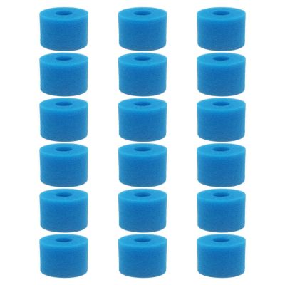 36Pcs for Intex Pure Spa Reusable Washable Foam Hot Tub Filter Cartridge S1 Type