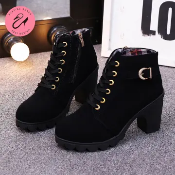 Amazon.com: Ankle Boots for Women Low Heel Arch Support, Womens Fashion  Ankle Boots Lace Up Zipper Boots & Booties Flat Casual Boots Wide Round Toe  Short Boots Vintage Leather Outdoor Sneaker Shoes (