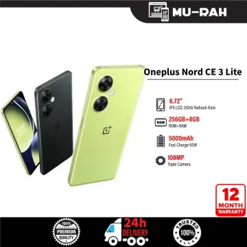 ONEPLUS Nord CE 3 Lite 5G Dual-SIM 128GB ROM + 8GB RAM (GSM only | No CDMA)  Factory Unlocked 5G Smartphone (Pastel Lime) - International Version