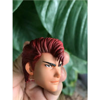 New 16 Slamdunk Hanamichi Sakuragi Male Anime Head Sculpt Fit 12 Figure Doll