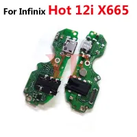 คุณภาพสูงพร้อม IC สําหรับ Infinix Hot 12i X665B X665 Hot 20i X665C X665E USB Charging Port Dock Board Flex Cable