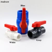 1Pcs ID20mm-110mm PVC Side Handle Ball valve Water Valve Aquarium Fish Tank Pipe Connector Garden irrigation Water Tube Adapter Plumbing Valves