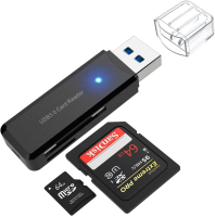 USB 3.0เครื่องอ่านการ์ดอะแดปเตอร์เมมโมรี่การ์ดการ์ดรีดเดอร์ SD ความเร็วสูงเครื่องอ่านการ์ดเครื่องอ่านการ์ดแบบ2-In-1เหมาะสำหรับคอมพิวเตอร์โทรศัพท์มือถือรถยนต์ลำโพงสนับสนุน SD ทีวี /Micro Sd/tf/sdhc/sdxc/mmmmmc/RSMMC,เงิน