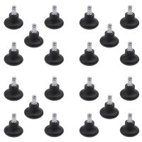 20Pcs Bell Glides Replacement Office Chair Wheels Stopper Office Chair Swivel Caster Wheels, 2 Inch Stool Bell Glides