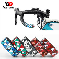 WEST BIKING Bicycle Handlebar Tape With 2 Bar Plugs Road Bike Accessories Soft EVA Breathable Non-slip Cycling Belt Straps