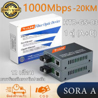 Netlink Media Converter 1000 MBPS HTB-GS-03(A+B) 20KM/ netlink มีเดีย คอนเวอร์เตอร์