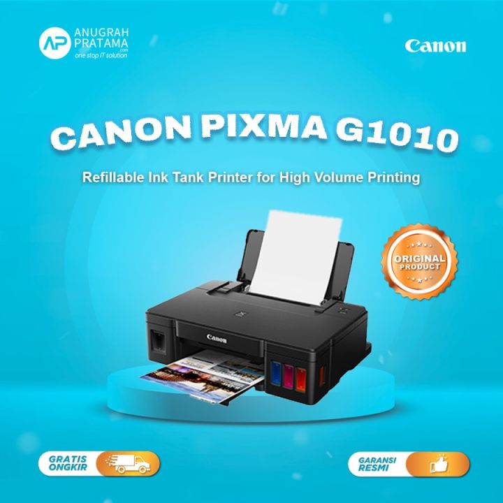 Printer Inkjet Canon Pixma G1010 Ink Tank System New Original Lazada Indonesia 9972