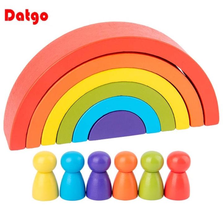 montessori-arch-bridge-semicircle-rainbow-building-blocks-villain-set-wooden-toys-baby-education-color-cognitive-blocks-kids-toy