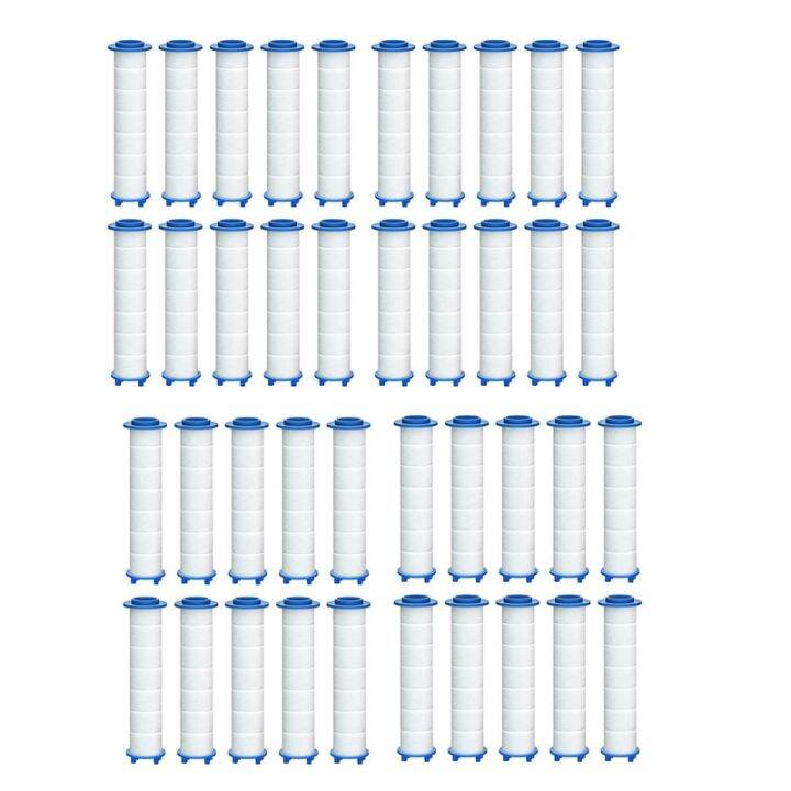 40Pcs Replacement Shower Filter for Hard Water High Output Shower