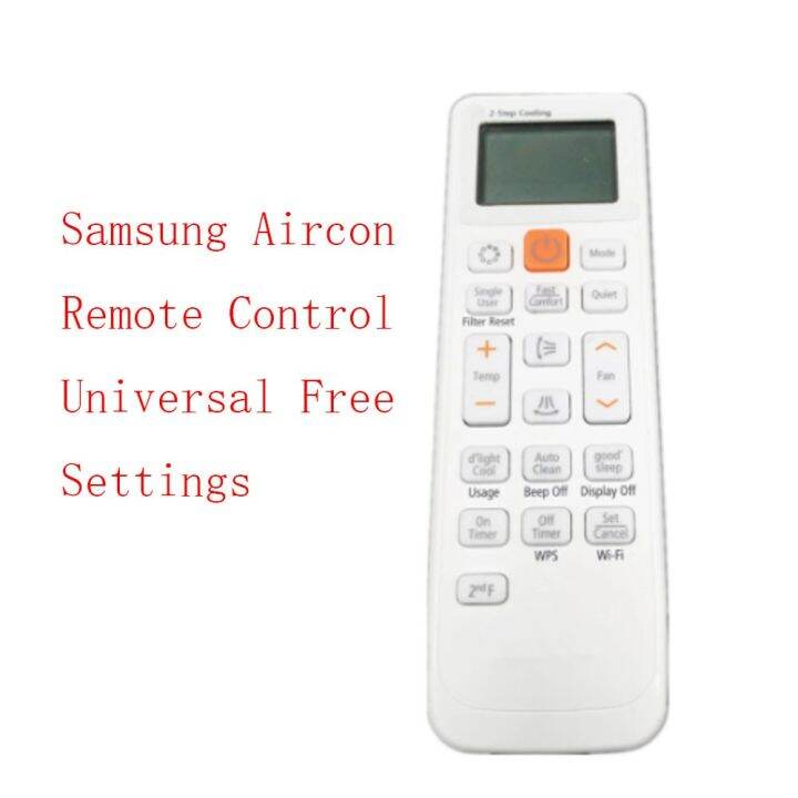 Samsung Aircon Remote Control Universal Free Settings Lazada PH
