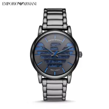 Armani square watch discount men's