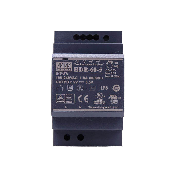 1pcs-5pcs-meanwell-din-rail-power-supply-hdr-serie-hdr-60-12-dc-5v-12v-15v-24v-48v-32w-54w-60w-ultra-slim-step-shape-led-driver