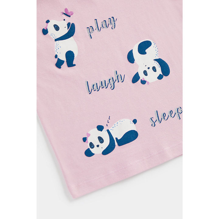 ชุดนอนเด็กผู้หญิง-mothercare-panda-pyjamas-2-pack-cc994