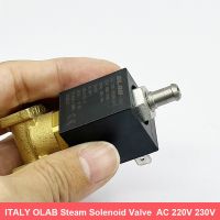 【LZ】☍  Itália obag ac220v/230v válvula de controle válvula solenóide a vapor latão água quente normalmente aberto temperatura de alta pressão g1/8 polegada