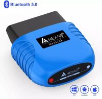 【2023】NEXAS NexLink OBD2 EOBD Diagnostic เครื่องยนต์สะอาดเครื่องอ่านโค้ดรถ/มอเตอร์ผ่านบลูทูธ V5.0สำหรับวินโดว์แอนดรอย IOS รถยนต์ Universal เครื่องมือสแกน