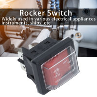 Rocker Switches สวิตช์เปิดปิด 30A แบบกว้างพร้อมฝาปิดกันน้ำสำหรับอุปกรณ์