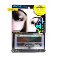 nice shop เขียนคิ้ว nice shop 2 เฉดสี eyebrow powder เบอร์ 6 (1ตลับ)