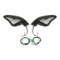 Kaca Spion Motor สัญญาณไฟสำหรับ DUCATI 1098 1098S 1098R 2007-2009