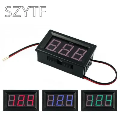 0.56 Inch Mini Red Green Blue LED Display Panel Voltage Meter Voltmeter Home Use Voltage 3 Three Digital DC 4.5V 30V 2 / 3 Wires Electrical Circuitry