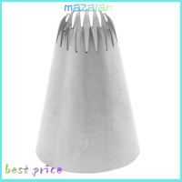 mazalan #195 cake HEAD Metal icing piping หัวฉีดสแตนเลสเค้กครีม Decor TIP